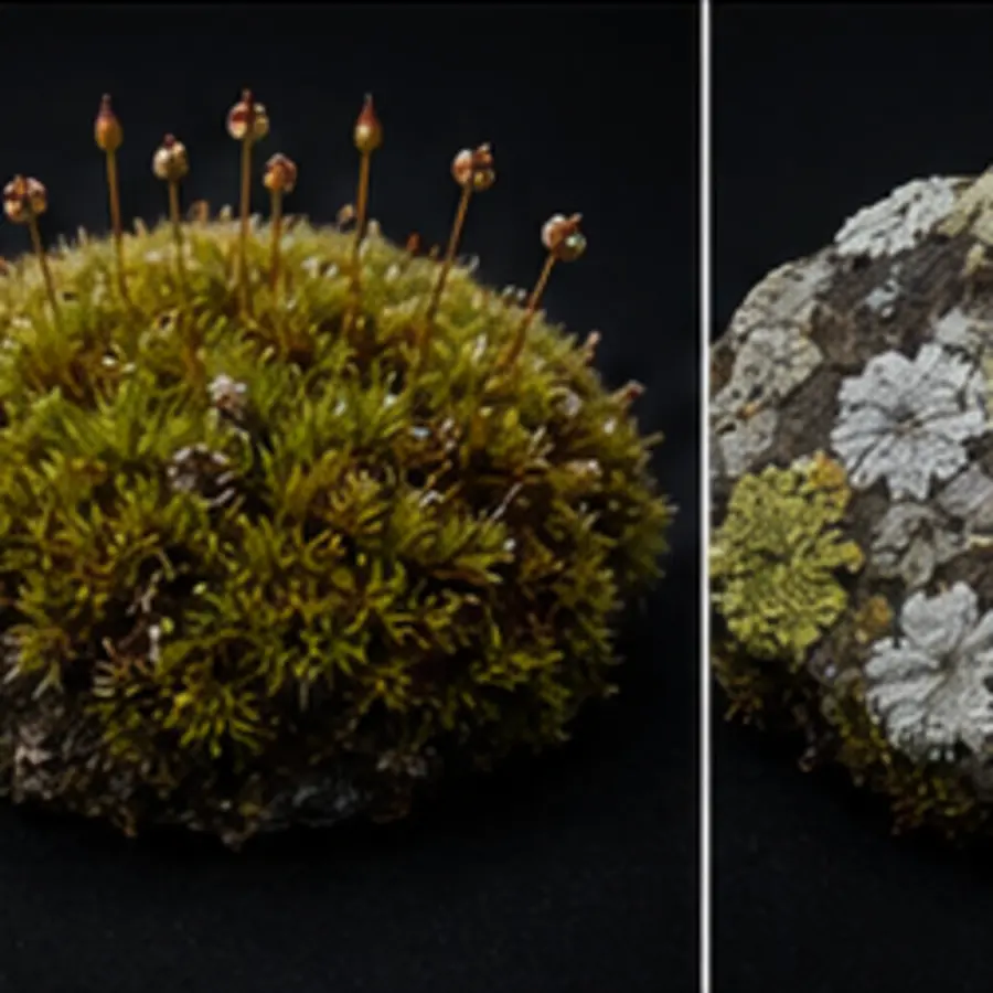 Lichen des rochers