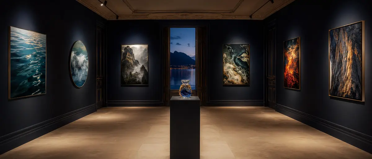 Lumière artistique sur le Léman